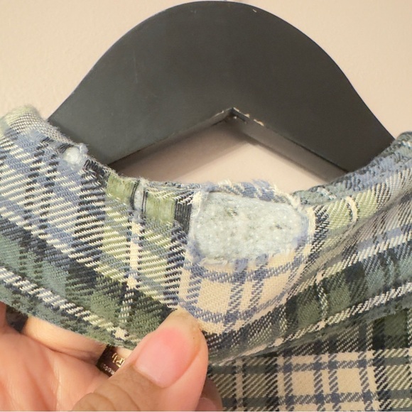 L.L Bean Plaid Buttondown Green Men Size L - Picture 9 of 9